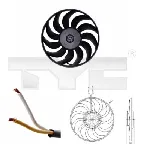 Ventilator, hlađenje motora TYC TYC 802-0051 IC-B44F68
