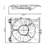 Ventilator, hlađenje motora TYC TYC 809-0017 IC-C6952E