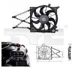 Ventilator, hlađenje motora TYC TYC 825-0011 IC-B44F47