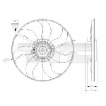 Ventilator, hlađenje motora TYC TYC 837-0036 IC-D4896C