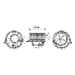 Ventilator kabine/unutrašnjeg prostora AVA COOLING RT8581 AVA IC-G0RJBM