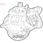 Ventilator kabine/unutrašnjeg prostora DENSO DEA01011 IC-CF6C6E