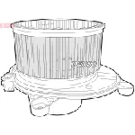 Ventilator kabine/unutrašnjeg prostora DENSO DEA06001 IC-G0NKAP