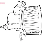 Ventilator kabine/unutrašnjeg prostora DENSO DEA09032 IC-CF6C34