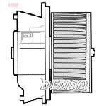 Ventilator kabine/unutrašnjeg prostora DENSO DEA09043 IC-CF6C39