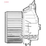 Ventilator kabine/unutrašnjeg prostora DENSO DEA09047 IC-CF6C3D