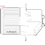 Ventilator kabine/unutrašnjeg prostora DENSO DEA09066 IC-F61413