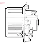 Ventilator kabine/unutrašnjeg prostora DENSO DEA09072 IC-CF6C48