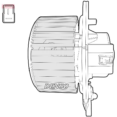 Ventilator kabine/unutrašnjeg prostora DENSO DEA12004 IC-F61414