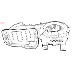 Ventilator kabine/unutrašnjeg prostora DENSO DEA23001 IC-CF6C5A
