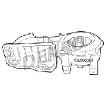 Ventilator kabine/unutrašnjeg prostora DENSO DEA23001 IC-CF6C5A