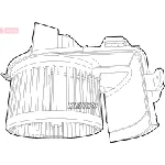 Ventilator kabine/unutrašnjeg prostora DENSO DEA23004 IC-CF6C5D