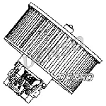 Ventilator kabine/unutrašnjeg prostora DENSO DEA23006 IC-CF6C5F