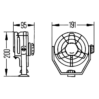 Ventilator kabine/unutrašnjeg prostora HELLA 8EV003 361-011 IC-B5218B