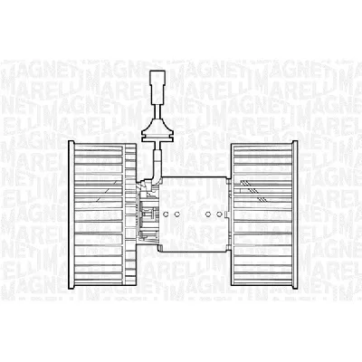 Ventilator kabine/unutrašnjeg prostora MAGNETI MARELLI 069412534010 IC-BF360A