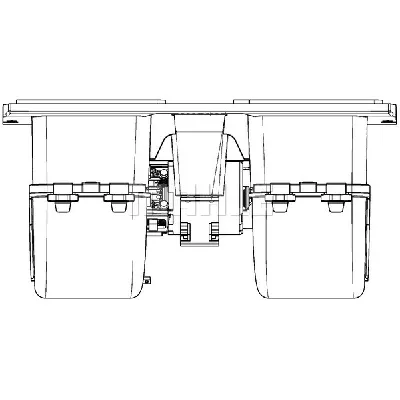 Ventilator kabine/unutrašnjeg prostora MAHLE AB 175 000P IC-G08DDR