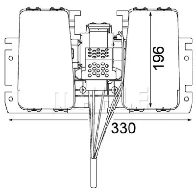 Ventilator kabine/unutrašnjeg prostora MAHLE AB 179 000P IC-G08DDT