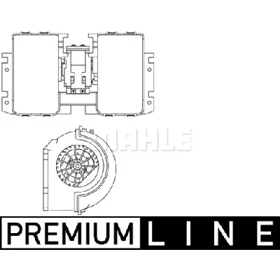 Ventilator kabine/unutrašnjeg prostora MAHLE AB 180 000P IC-G08DDU