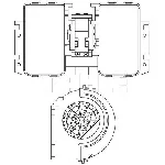 Ventilator kabine/unutrašnjeg prostora MAHLE AB 180 000P IC-G08DDU