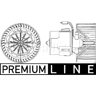 Ventilator kabine/unutrašnjeg prostora MAHLE AB 30 000P IC-G0LLA7
