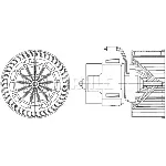 Ventilator kabine/unutrašnjeg prostora MAHLE AB 30 000P IC-G0LLA7