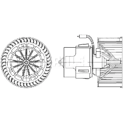 Ventilator kabine/unutrašnjeg prostora MAHLE AB 30 000P IC-G0LLA7