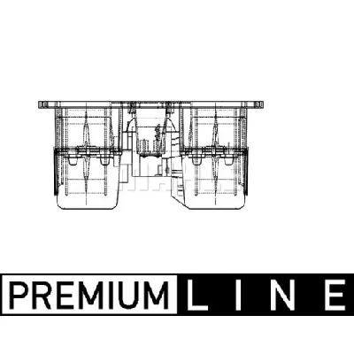 Ventilator kabine/unutrašnjeg prostora MAHLE AB 31 000P IC-G08DD4