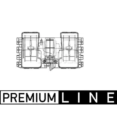 Ventilator kabine/unutrašnjeg prostora MAHLE AB 38 000P IC-G08DD8