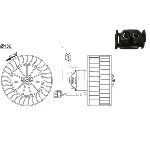 Ventilator kabine/unutrašnjeg prostora MAHLE AB 44 000S IC-G0LLAD