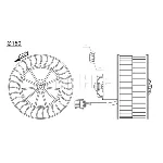 Ventilator kabine/unutrašnjeg prostora MAHLE AB 44 000S IC-G0LLAD