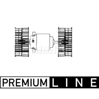 Ventilator kabine/unutrašnjeg prostora MAHLE AB 77 000P IC-G08DDE