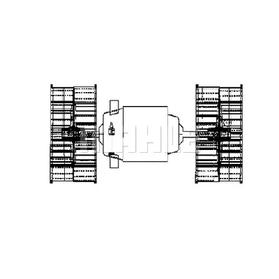 Ventilator kabine/unutrašnjeg prostora MAHLE AB 77 000P IC-G08DDE