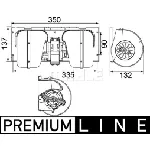 Ventilator kabine/unutrašnjeg prostora MAHLE AB 85 000P IC-G08DDJ