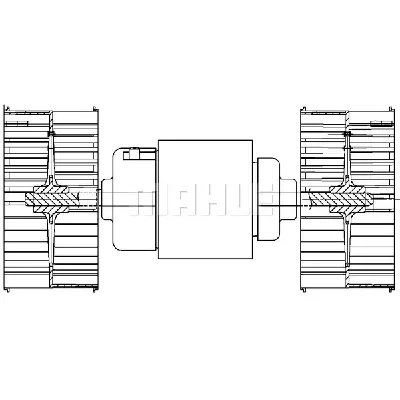 Ventilator kabine/unutrašnjeg prostora MAHLE AB 87 000P IC-G08DDK
