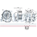 Ventilator kabine/unutrašnjeg prostora NISSENS NIS 87030 IC-D4BA0C