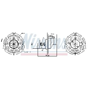 Ventilator kabine/unutrašnjeg prostora NISSENS NIS 87058 IC-E29D1F