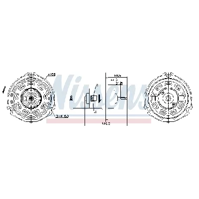Ventilator kabine/unutrašnjeg prostora NISSENS NIS 87058 IC-E29D1F