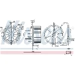 Ventilator kabine/unutrašnjeg prostora NISSENS NIS 87068 IC-D4BA24