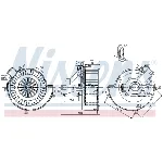 Ventilator kabine/unutrašnjeg prostora NISSENS NIS 87079 IC-G07R7N