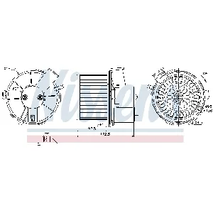 Ventilator kabine/unutrašnjeg prostora NISSENS NIS 87092 IC-D4BA2D