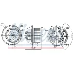 Ventilator kabine/unutrašnjeg prostora NISSENS NIS 87112 IC-DD718B