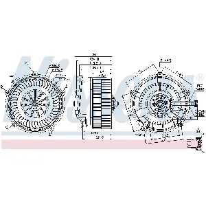 Ventilator kabine/unutrašnjeg prostora NISSENS NIS 87119 IC-G0K94A