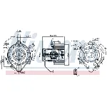 Ventilator kabine/unutrašnjeg prostora NISSENS NIS 87131 IC-D4BA3D
