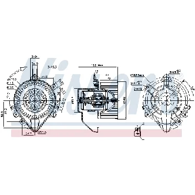 Ventilator kabine/unutrašnjeg prostora NISSENS NIS 87131 IC-D4BA3D