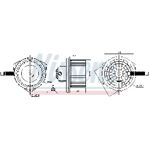 Ventilator kabine/unutrašnjeg prostora NISSENS NIS 87142 IC-DE9CF8