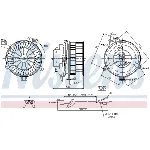 Ventilator kabine/unutrašnjeg prostora NISSENS NIS 87153 IC-D4BA45