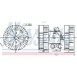 Ventilator kabine/unutrašnjeg prostora NISSENS NIS 87212 IC-E29D24