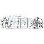 Ventilator kabine/unutrašnjeg prostora NISSENS NIS 87217 IC-G0K94C