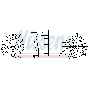 Ventilator kabine/unutrašnjeg prostora NISSENS NIS 87217 IC-G0K94C