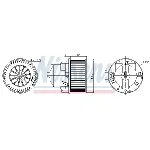 Ventilator kabine/unutrašnjeg prostora NISSENS NIS 87223 IC-D856C8